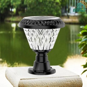 JD Solar Sphere Pillar Light